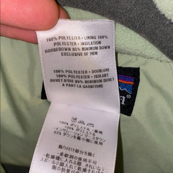 Patagonia down women’s jacket size medium m - Picture 7 of 9